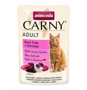 Animonda Carny Adult nauta, kalkkuna&katkarapu 85g kuva