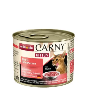 Animonda Carny Kitten nauta&kalkkunan sydän 200g kuva