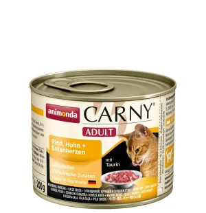 Animonda Carny Adult nauta,kana&ankan sydän 200g kuva