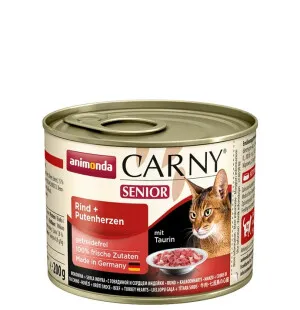 Animonda Carny Senior nauta&kalkkunan sydän 200g kuva