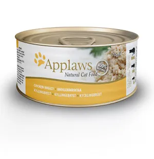 Applaws kissa kananrinta 70g purkki - keitinliemi kuva