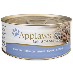 Applaws kissa merikala 70g purkki - keitinliemi kuva