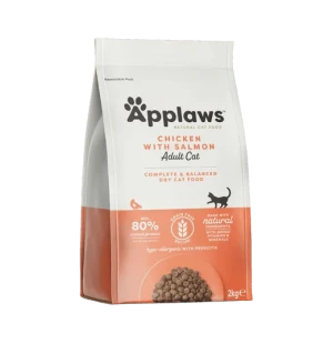 Applaws kissa adult kana & lohi kuivamuona 2kg kuva