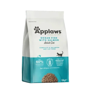 Applaws kissa adult merikala&lohi kuivamuona 1,8kg kuva