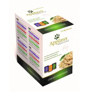 Applaws kissa lajitelma kana 12 x 70g annospussi kuva