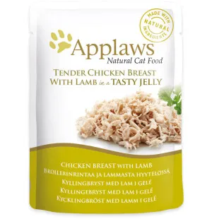 Applaws kissa kana & lammas  hyytelössä 70g kuva