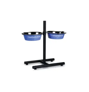 BZ Ruokakuppiteline H-muoto musta/sin. image