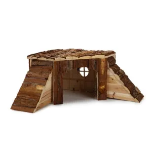 BZ Jyrsijän puinen kulmatalo iso 48x48x21 cm image