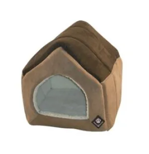 Pehmeä lemmikinpesäkolo suede brown pieni kuva