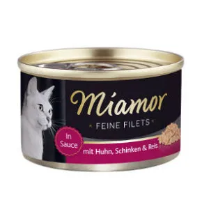 Miamor Fine Filets kana & kinkku 100g kuva