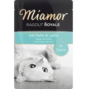 Miamor Ragout Royale kana & lohi 100g Sauce kuva