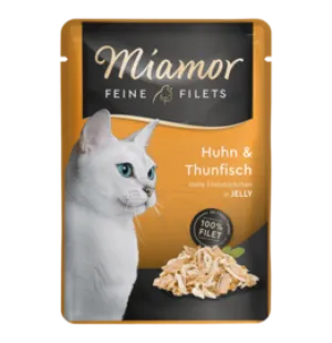 Miamor Fine Filets kana&tonnikala 100g Jelly kuva