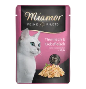 Miamor Fine Filets tonnikala&rapu 100g Jelly kuva