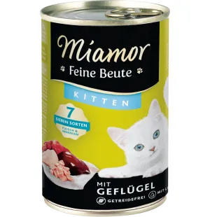 Miamor Feine Beute Kitten Siipikarja 400g purkki kuva