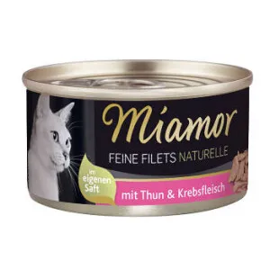 Miamor Fine Filets Naturelle tonnikala & rapu 80g kuva