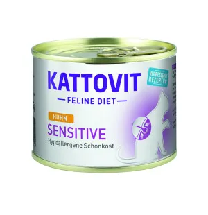 Kattovit Sensitive Kana 185g purkki herkille kuva
