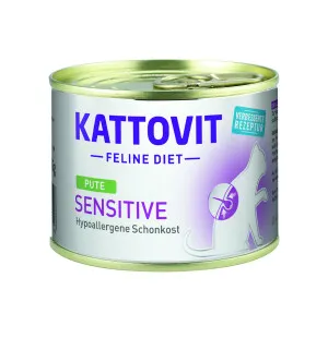 Kattovit Sensitive Kalkkuna 185g purkki herkille kuva