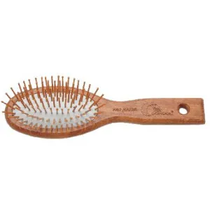 Muovipiikki harja. Varsi aitoa lakattua puuta. C kuva