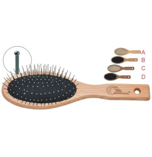 Metallipiikkiharja ovaali,11 piikkiriviä , pehmeä B kuva