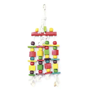 Happy Pet linnun lelu Blocks n Beads 16x45cm image