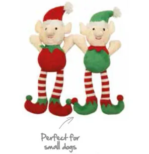 Joulu pehmolelu Joulupukin apulainen 27x14 cm kuva