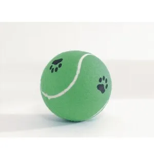 Tennispallo tassukuviolla koiralle 12cm kuva