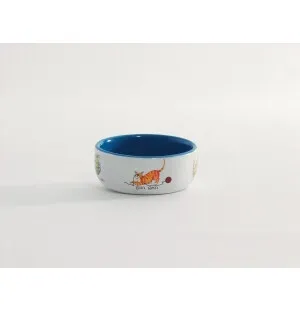 Keraam. kuppi kissalle 11,5 cm, kissankuva kuva