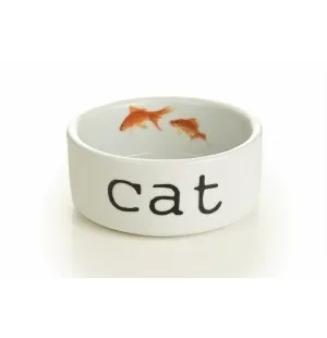Keraaminen kuppi kissalle cat tekstillä kuva
