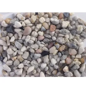 Akvaariohiekka vaalea iso rae 8 kg 8-12 mm kuva
