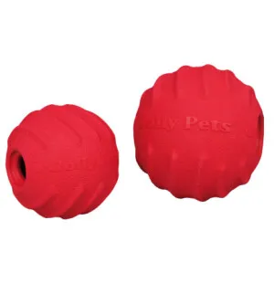 Jolly Tuff Tosser punainen pallo 7 cm, herkkupiilo image