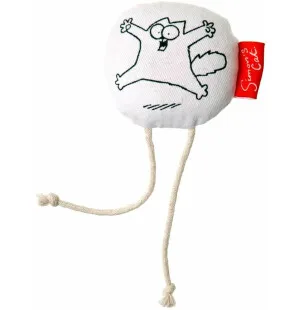 Simons Cat kissan lelu valkoinen, naruilla kuva