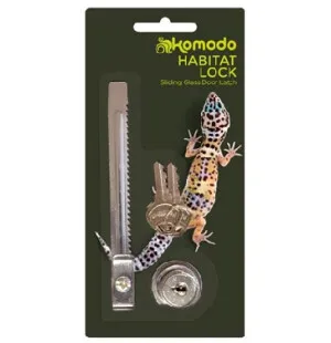 Komodo liukulasi terraario lukko, sis. 2 avainta image