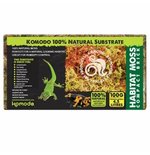 Komodo Habitat Moss Compact Brick 20x10,5x1,5cm image