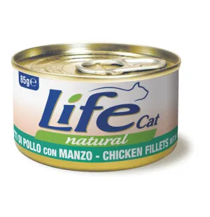 LifeCat Kana & Nauta 85g purkki kuva