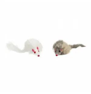 Fur Mouse - Karva hiiri, setti 2kpl/ptk, 8cm kuva