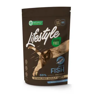 Natures Protection Lifestyle Cat Vaalea kala Sterilised 400g kuva