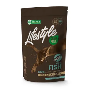 Natures Protection Lifestyle  Cat Vaalea kala Adult 400g kuva