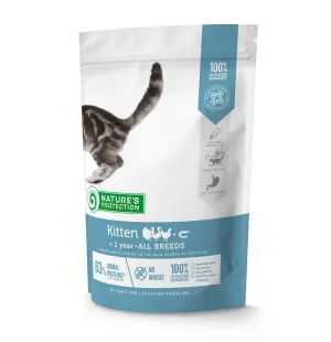 Natures Protection Super Premium Kitten Siipikarja & krilli  400g kuva