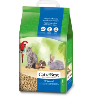 Cat"s Best UNIVERSAL kasvikuitupelletti 5,5kg/10l x 2 kpl, 11 kg kuva