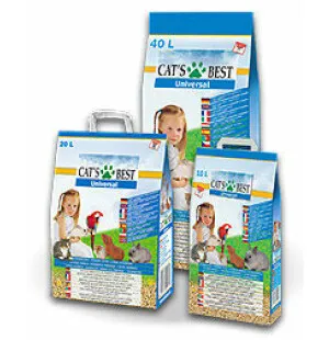 Cat"s Best UNIVERSAL kasvikuitupelletti 22kg/40 l kuva