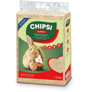 Chipsi SUPER puru jyrsijöille 3,4 kg x 2 kpl, 6,8 kg image