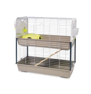 Caesar 3 Double häkki 100 x 50 x 97 cm, hopea image