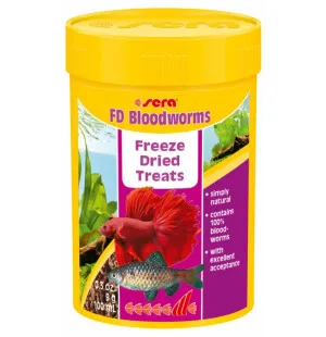 Sera FD Bloodworms - surviasentoukkia 100%. 100ml kuva