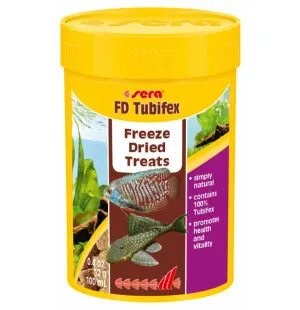 Sera FD Tubifex. 100% tubifex-matoja 100 ml kuva