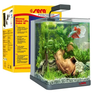 Sera Biotop Nano LED Cube 16 nanoakvaario kuva