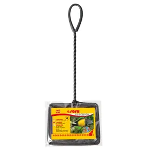 Sera Fish net musta tiheä haavi 20 cm 0,5X1mmm kuva