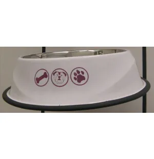 Metallikuppi luu-koira-tassu kuvilla 1,8l kuva