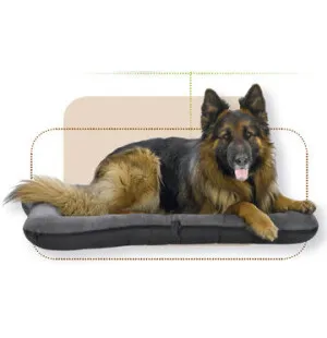 Vedenpitävä patja Grazynka S 65 x 45 cm harmaa kuva