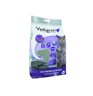 Vadigran paakkuuntuva kissanhiekka Extreme STRONG 12kg image