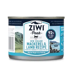 ZiwiPeak kissa makrilli & lammas 185 g image